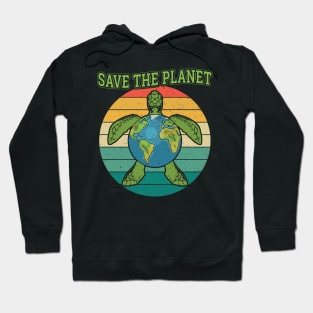 Earth Day Save The Planet Turtle Environment Hoodie